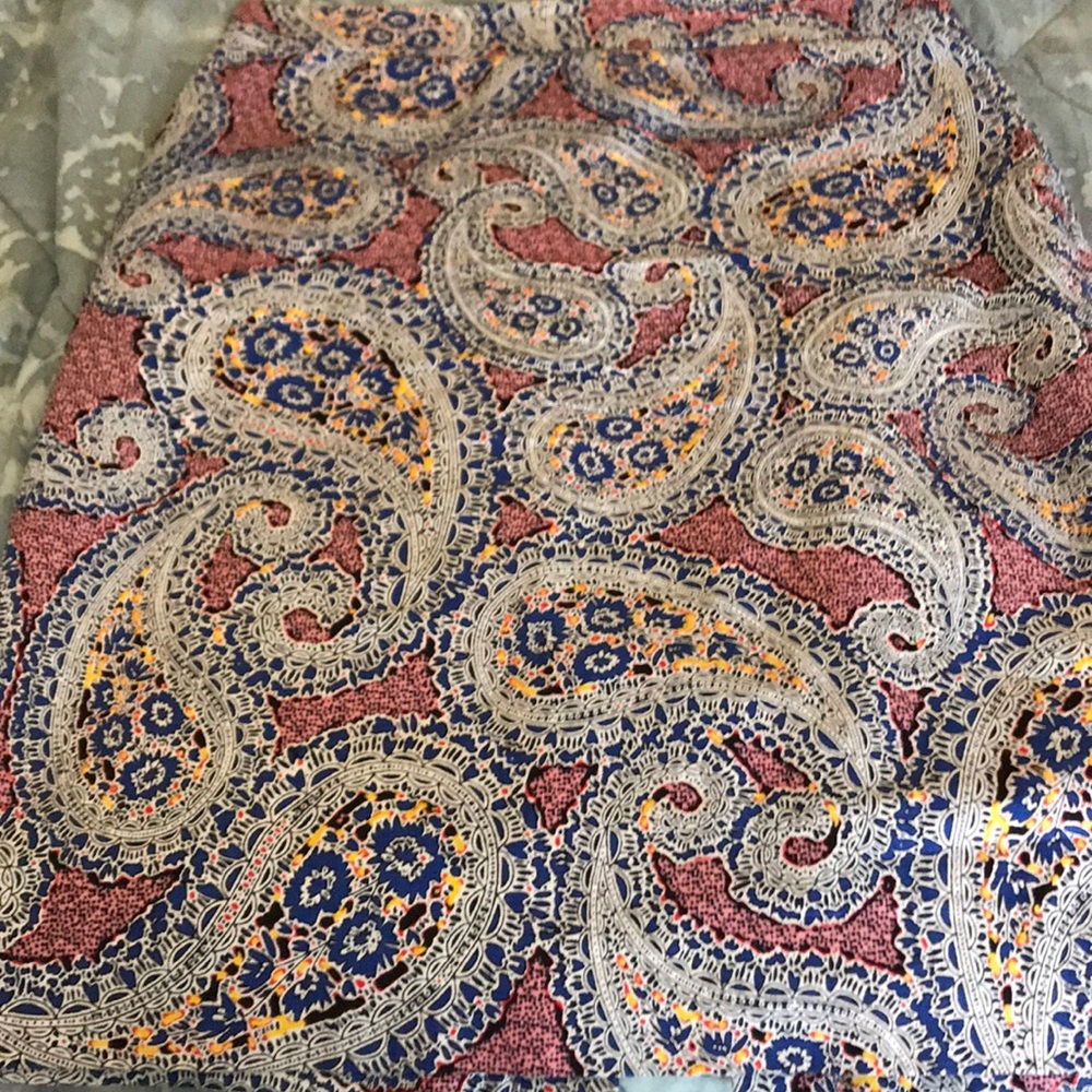 Jcrew No. 2 pencil skirt in print